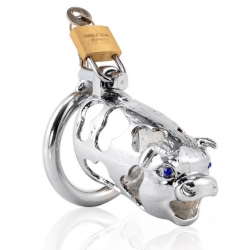 Cage de chasteté homme - tête de cochon Cage de chasteté homme - tête de cochon