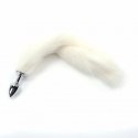 Rosebud - bijou plug anal - queue touffue en couleur