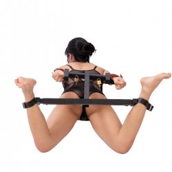 Hogtie contrainte BDSM de luxe réglable en métal Hogtie contrainte BDSM de luxe réglable en métal