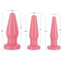 Plug anal pour dilatation - Kit de 3 ** DISCONTINUED **