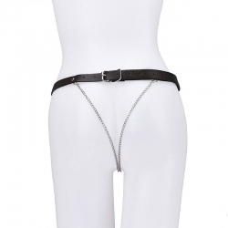 String avec Chaînette Minimaliste - Taille Ajustable et Sexy