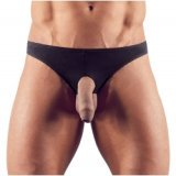 String homme - Push up pour testicules - Pénis visible