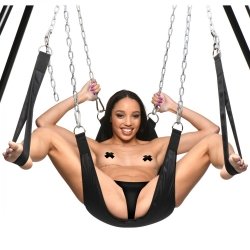 Nylon Sex Sling Balançoire Donjon SM Nylon Sex Sling Balançoire Donjon SM