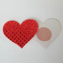 Cache-Téton - Nippies - Coeur en strass