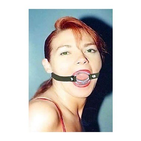 Gag Ball - Bâillon double anneaux de métal Gag Ball - Bâillon double anneaux de métal