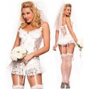 Guêpière de robe de mariée sexy