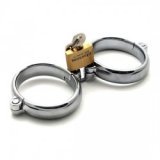 Menottes en métal de luxe avec cadenas *** Clearance ***