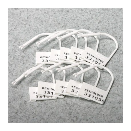 Pack 10 Cadenas numérotés plastique pour chasteté