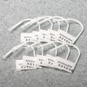 Pack 10 Cadenas numérotés plastique pour chasteté