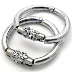 Menottes Bondage BDSM avec fermeture serrure à code